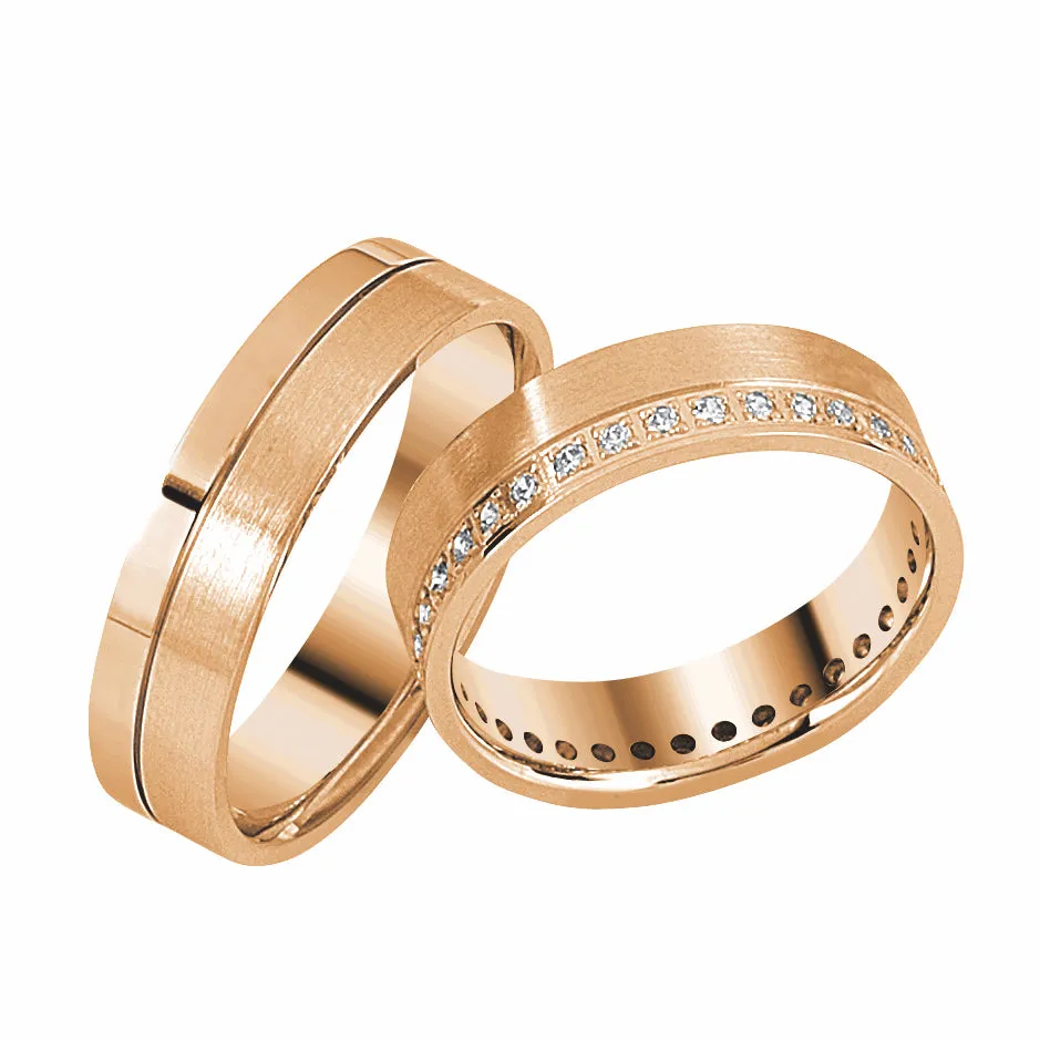 14K Solid Gold Commitment Ring Love