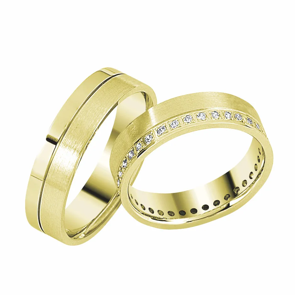 14K Solid Gold Commitment Ring Love