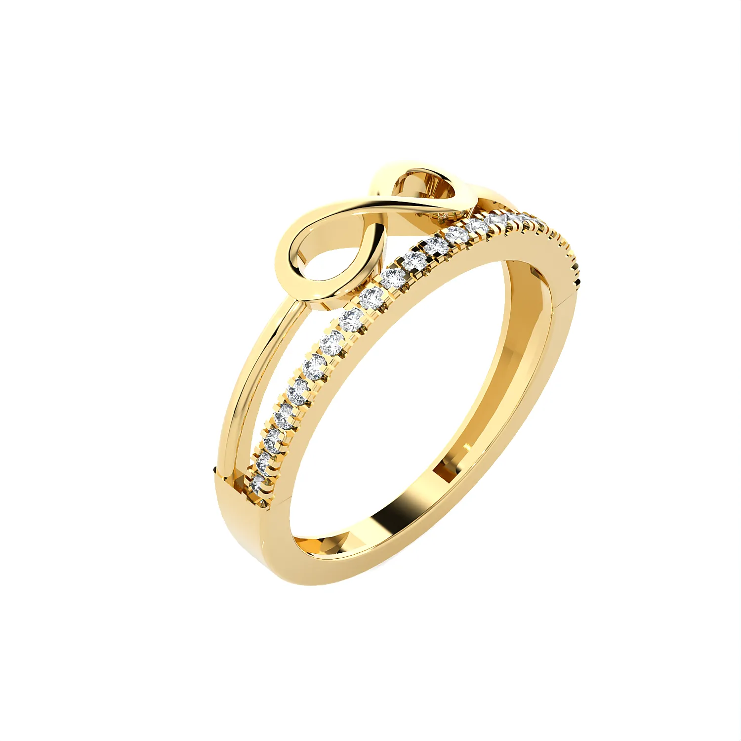 1/6 ctw Round Lab Grown Diamond Ring