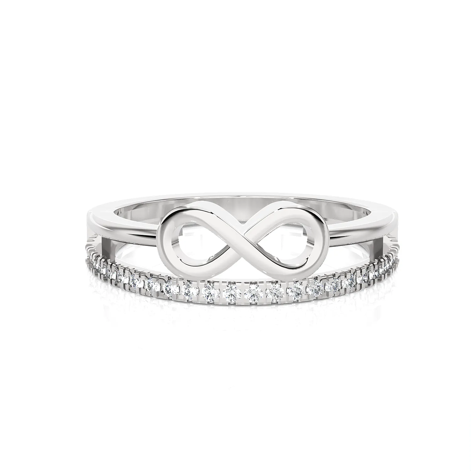1/6 ctw Round Lab Grown Diamond Ring