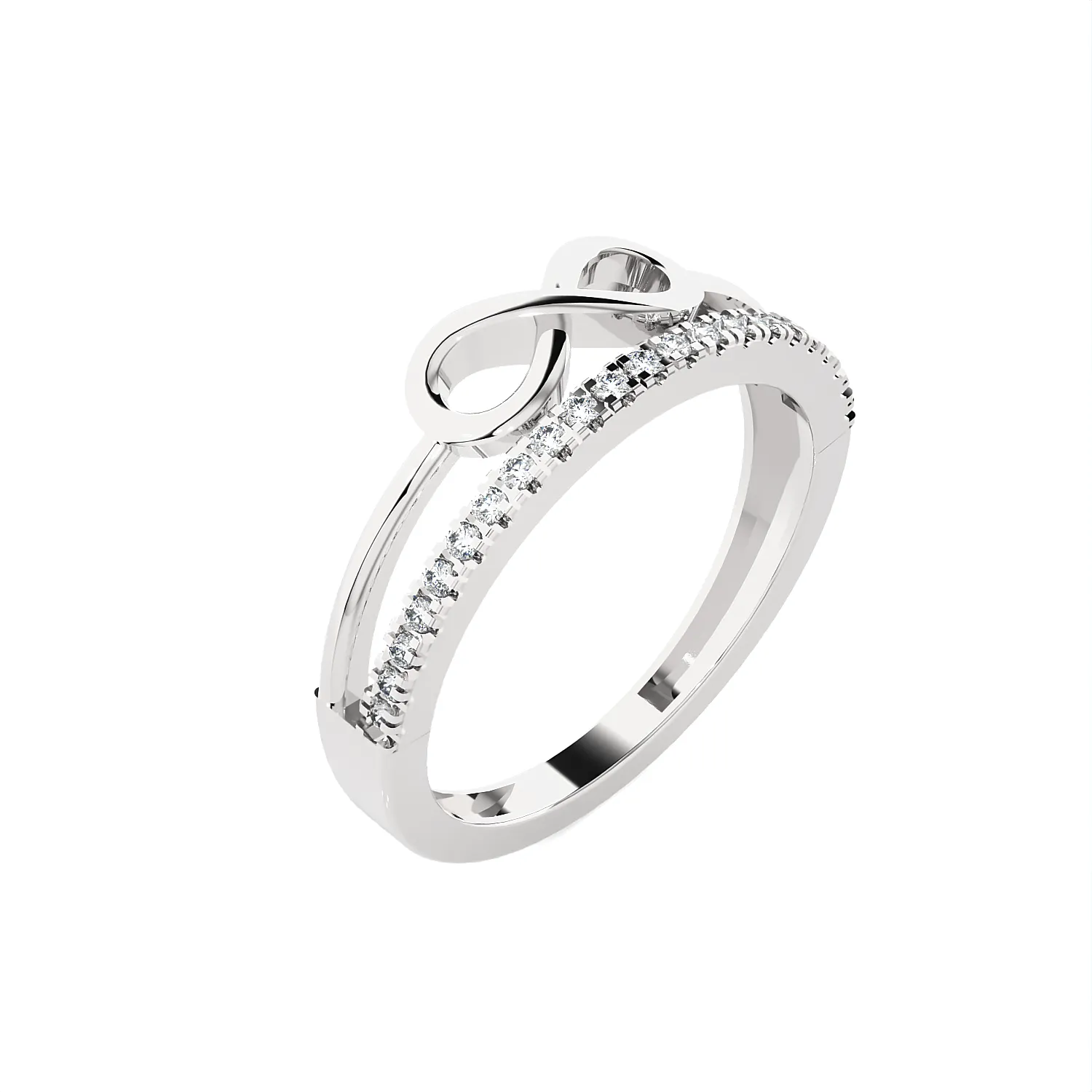 1/6 ctw Round Lab Grown Diamond Ring