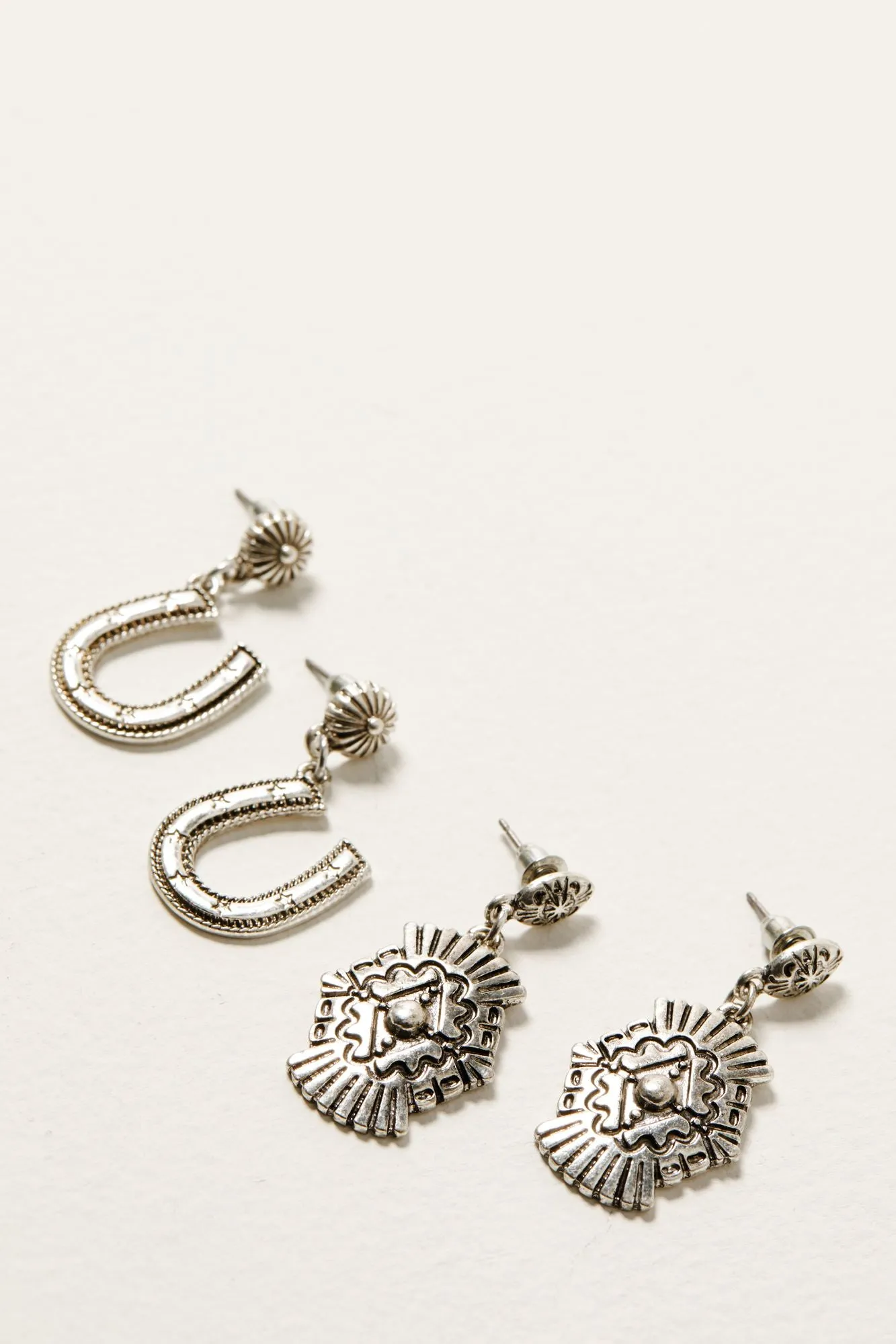 Amesley Cove Antique Silver Earring Set - 10 Piece