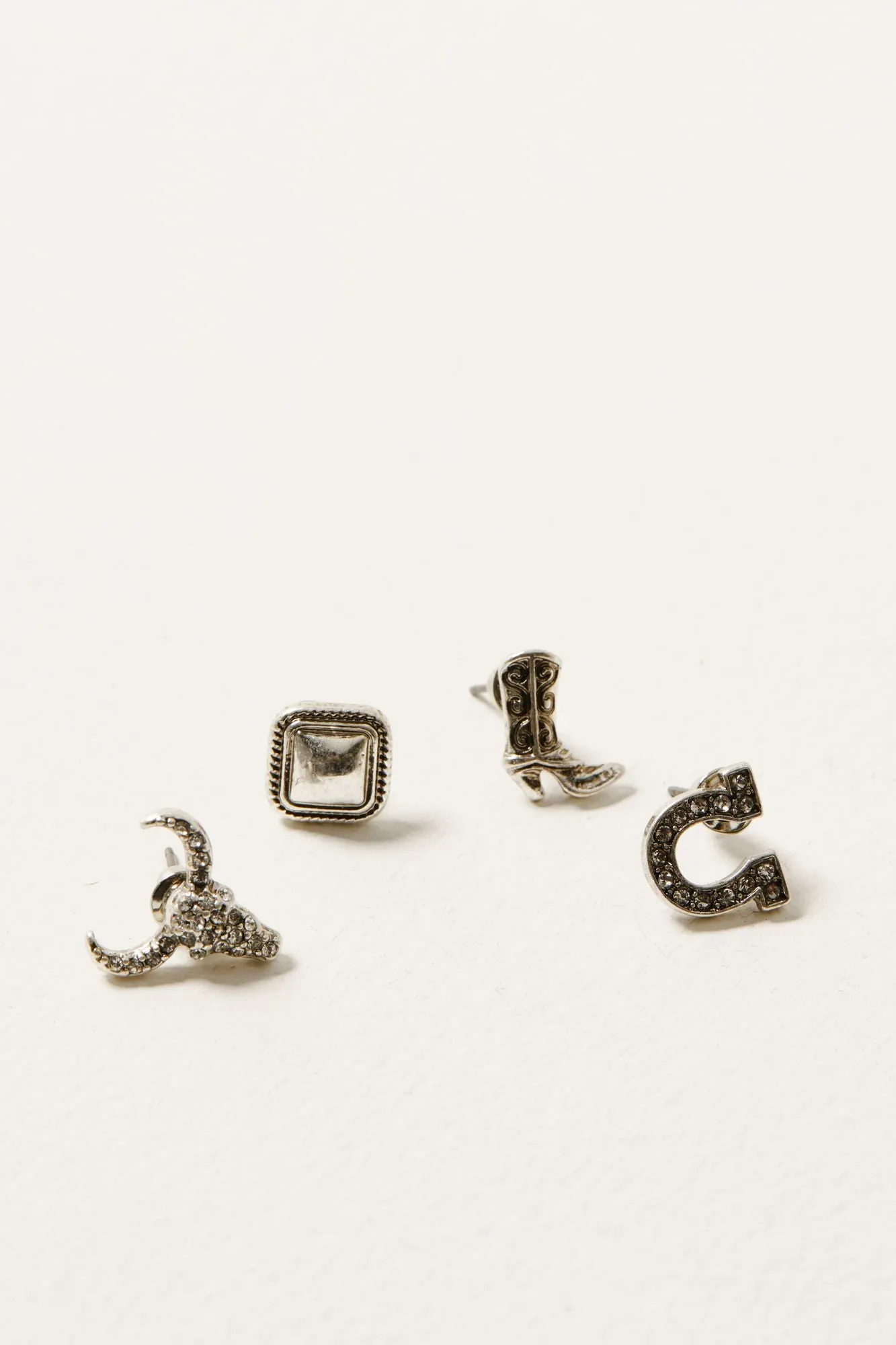 Amesley Cove Antique Silver Earring Set - 10 Piece