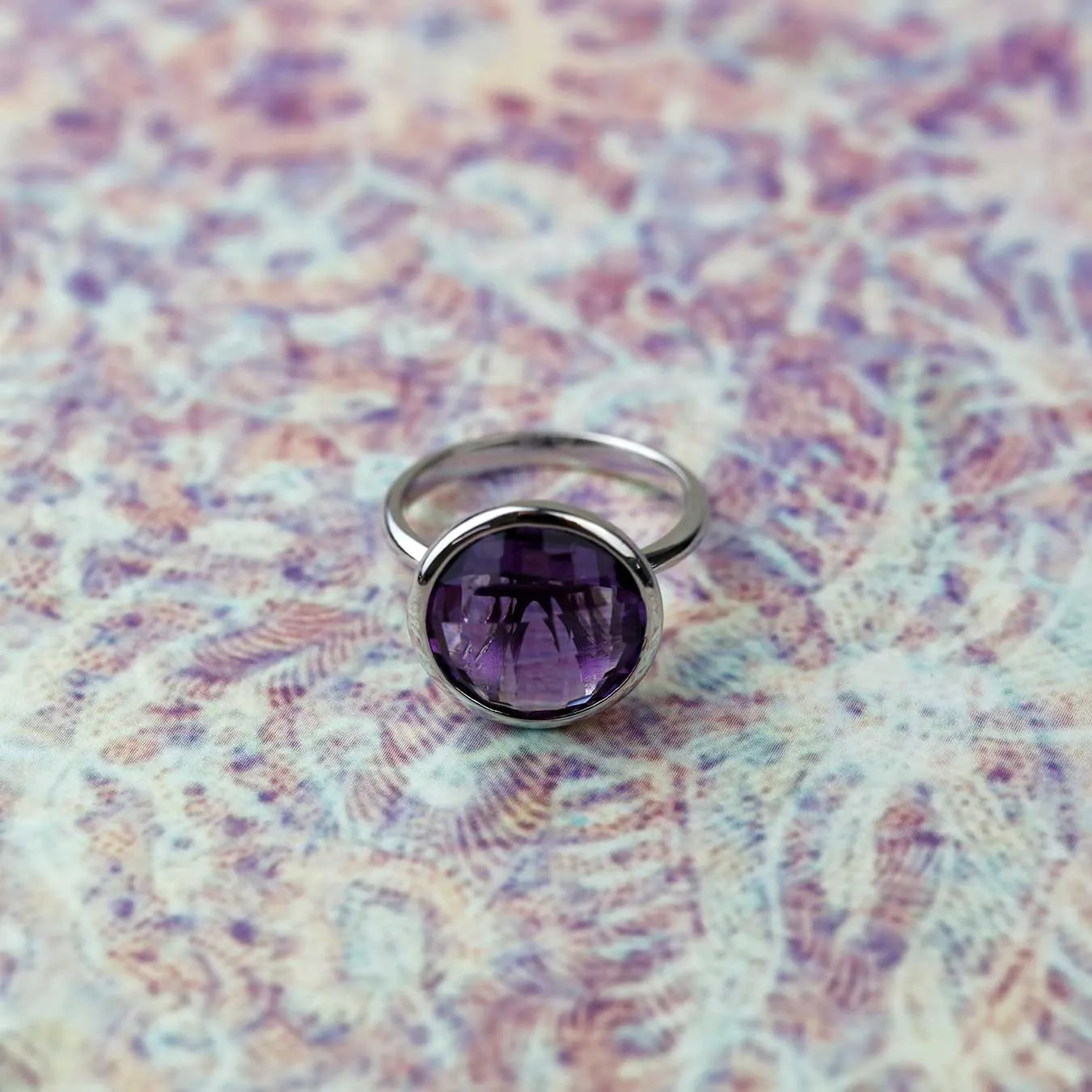 Amethyst Cocktail Ring