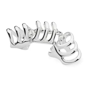 Armour ring Waterfall ring in silver by Lucy Quartermaine