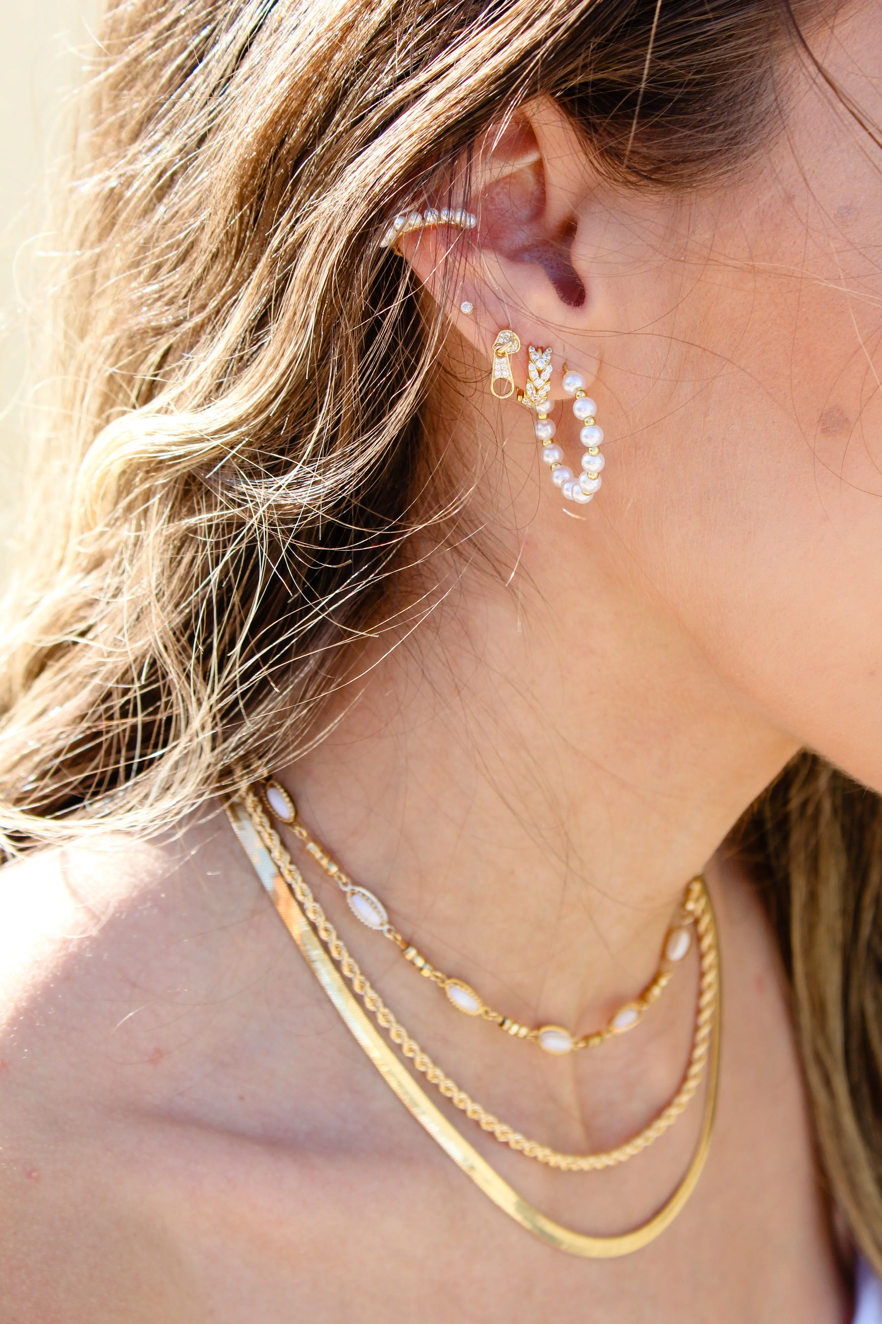 Beaded Pearl Chain