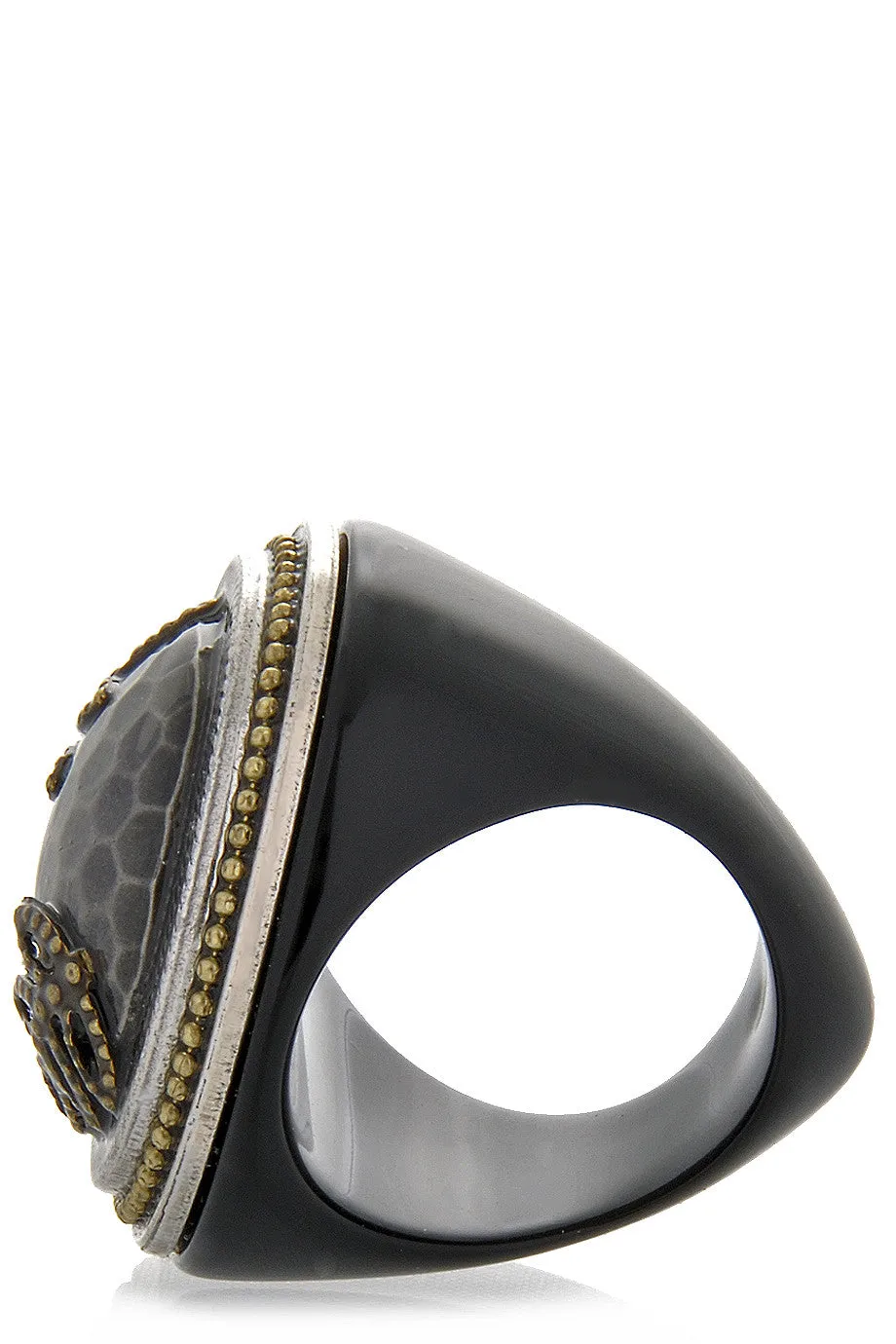 BEEHIVE Hammered Dome Cocktail Ring