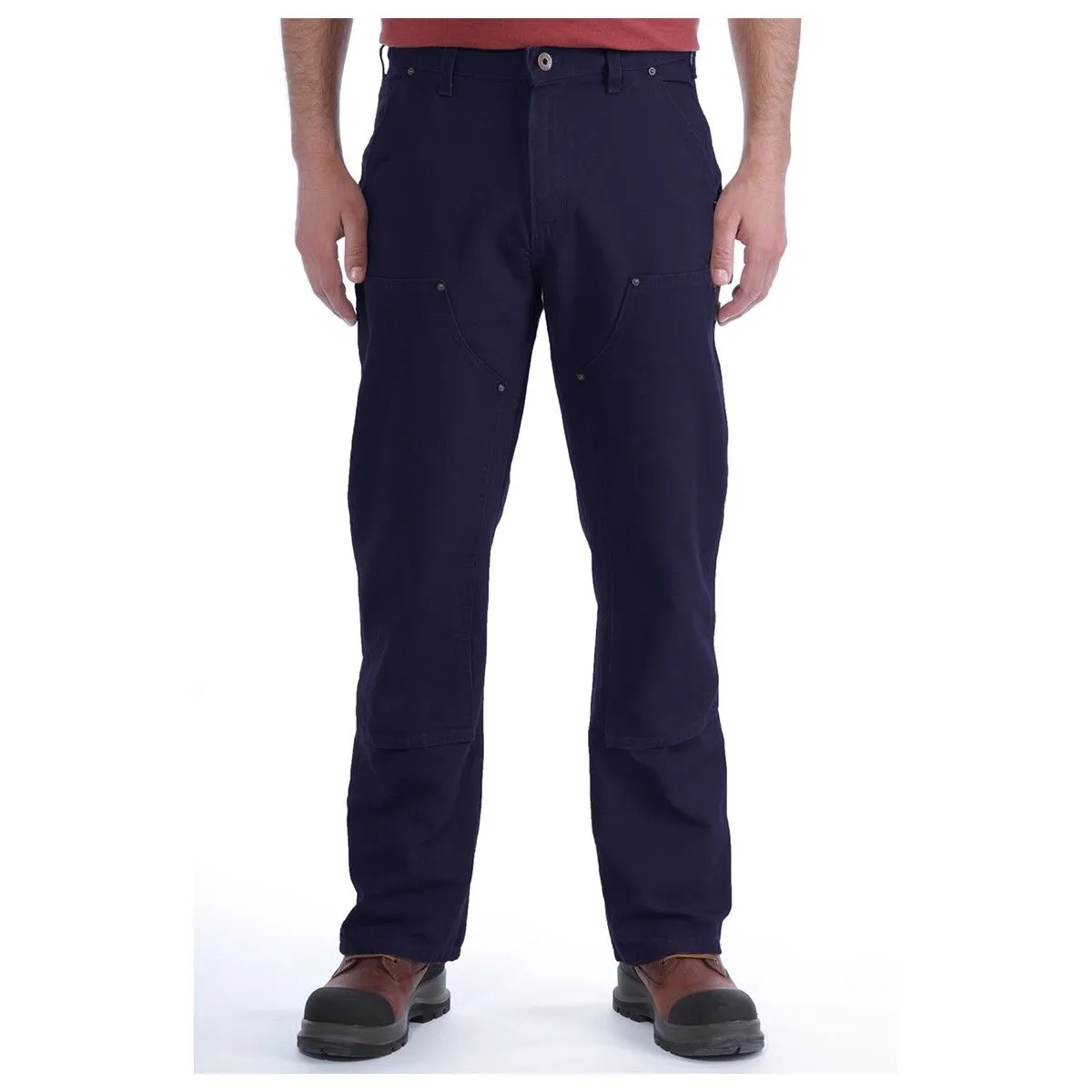 Carhartt&#x20;EB136&#x20;Sale&#x3A;&#x20;Washed&#x20;Duck&#x20;Double&#x20;Front&#x20;Work&#x20;Dungaree&#x20;-&#x20;Midnight