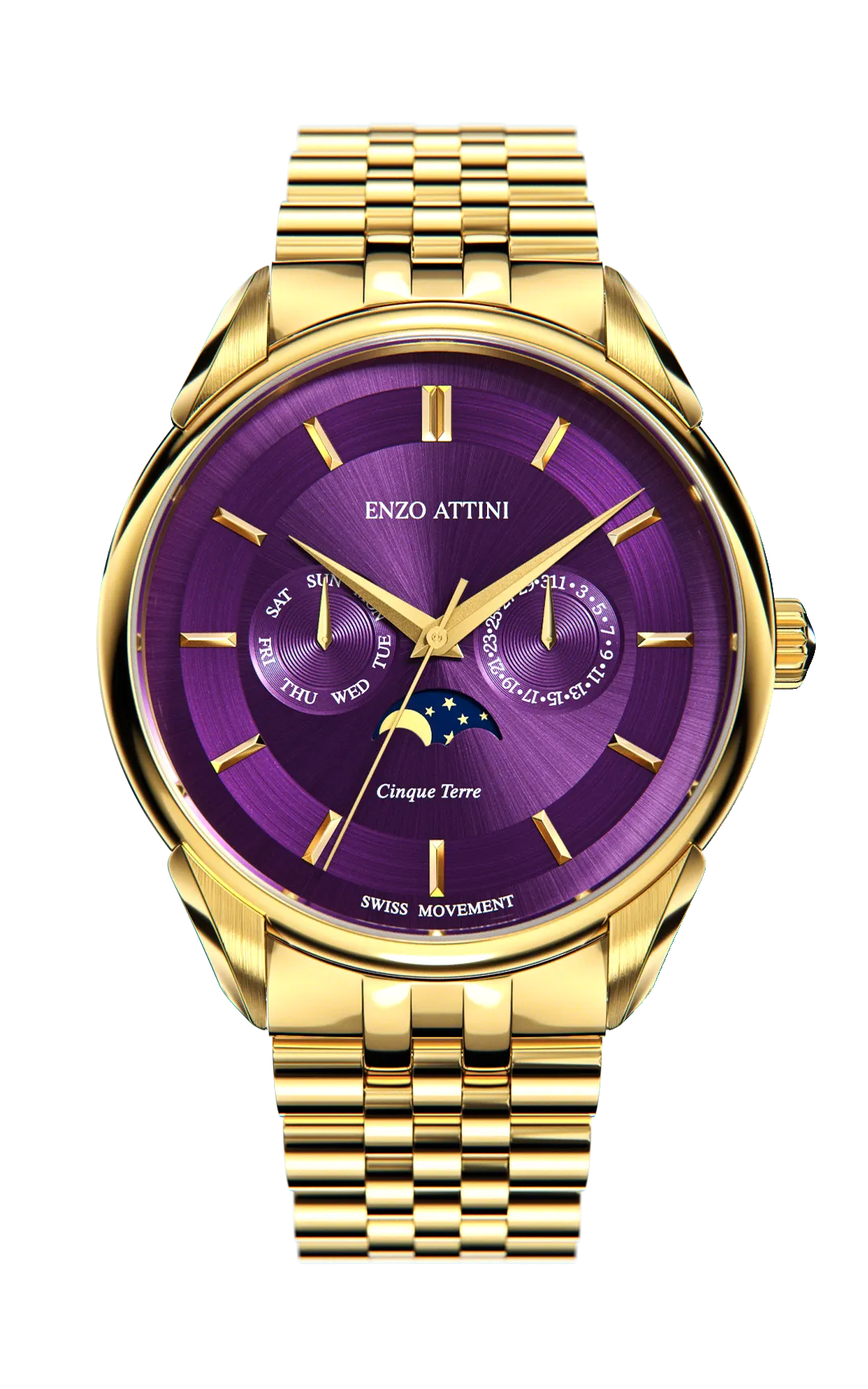 Cinque Terre - President Bracelet / Swiss Movement