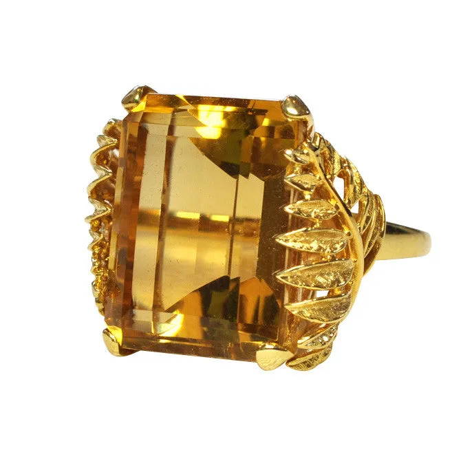 Citrine Dress Ring