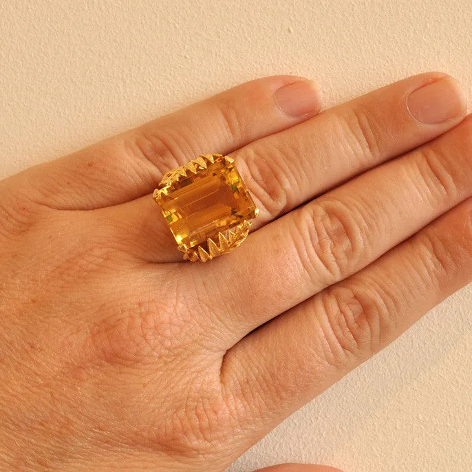 Citrine Dress Ring