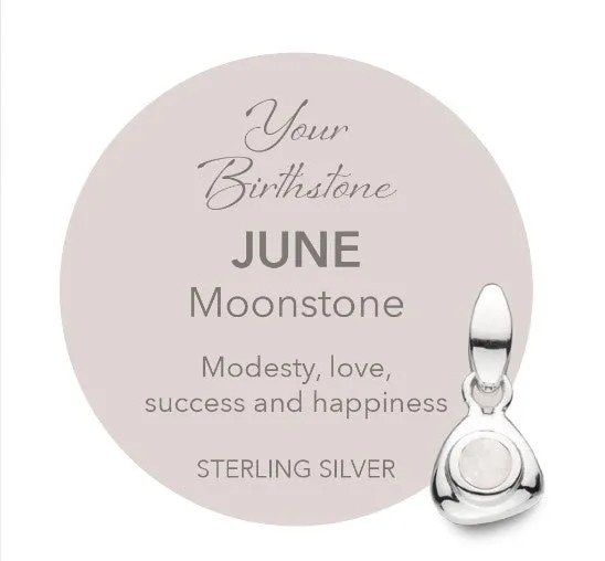 Coast June Birthstone Moonstone Tag Necklace