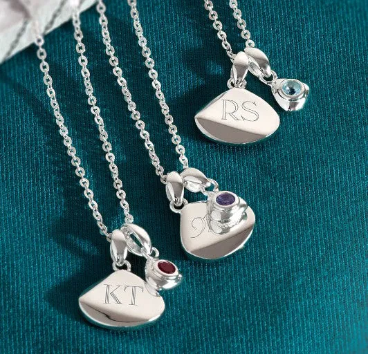 Coast June Birthstone Moonstone Tag Necklace