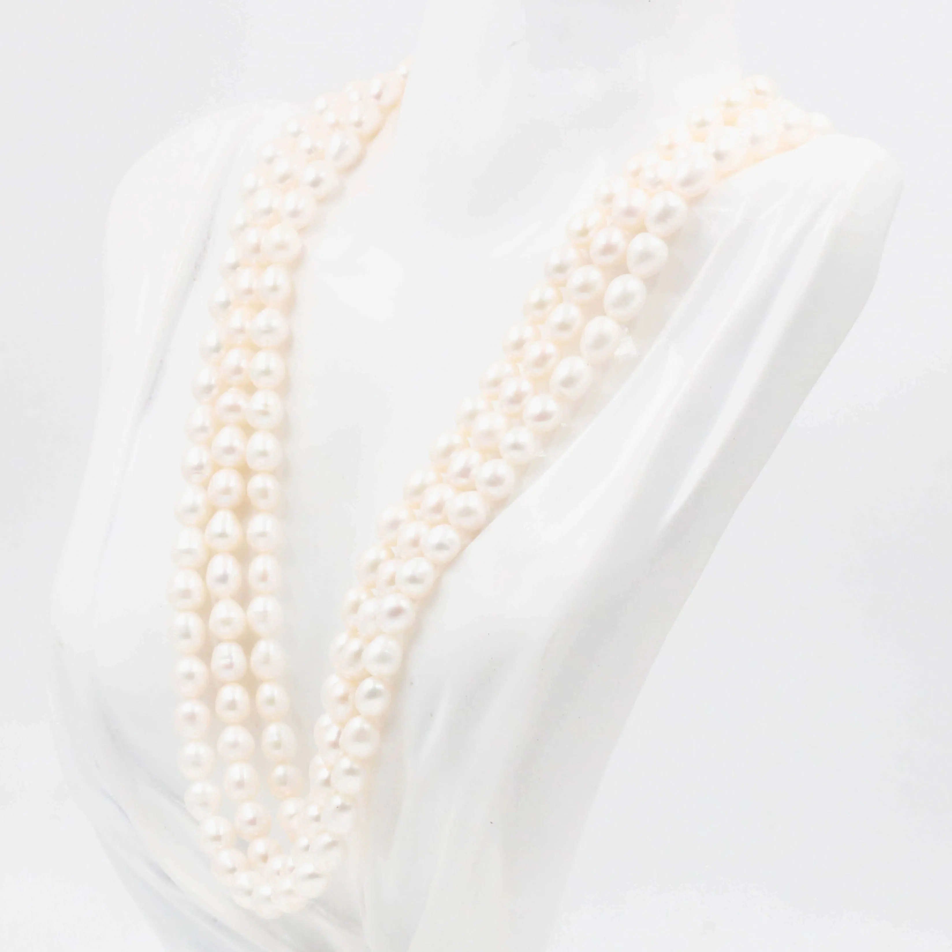 Cultured Pearl Necklace White Pearl Gem Pearl Necklace White Beaded Gem Pearl Gemstone Necklace Beaded Necklace White Necklace SKU 6143004