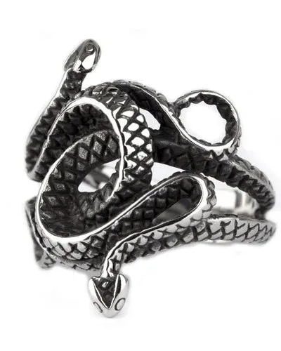 DOUBLE SNAKE RING
