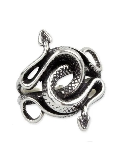 DOUBLE SNAKE RING