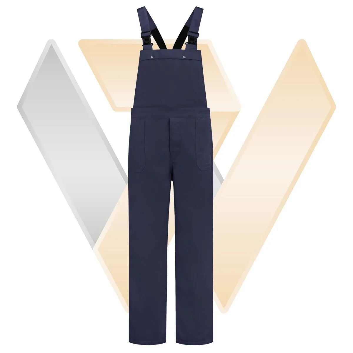 Dungarees&#x20;polyester&#x20;&#x2F;&#x20;cotton&#x20;Rood&#x20;-&#x20;71WorkX&#x20;Wear