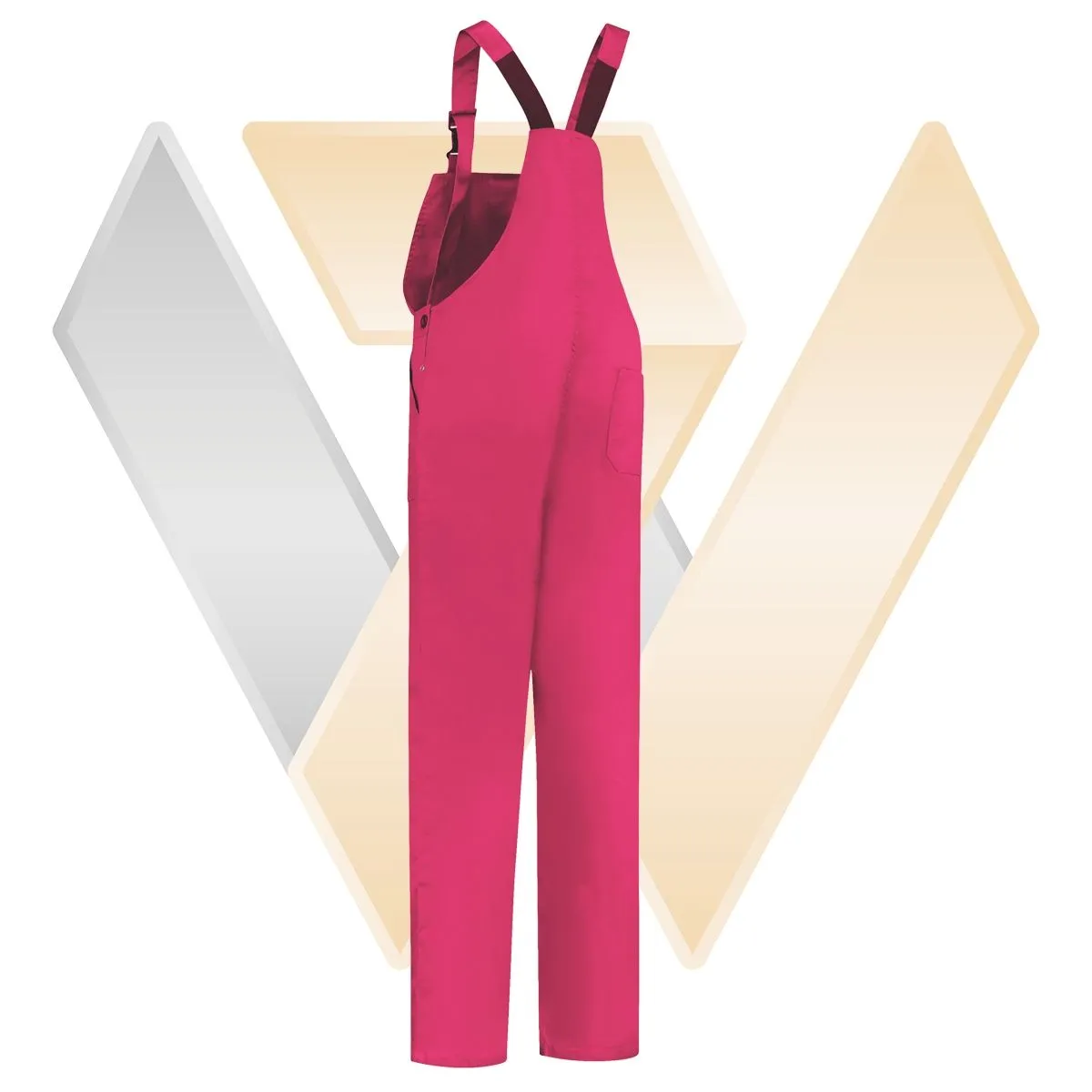 Dungarees&#x20;polyester&#x20;&#x2F;&#x20;cotton&#x20;Wit&#x20;-&#x20;71WorkX&#x20;Wear