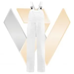 Dungarees&#x20;polyester&#x20;&#x2F;&#x20;cotton&#x20;Wit&#x20;-&#x20;71WorkX&#x20;Wear
