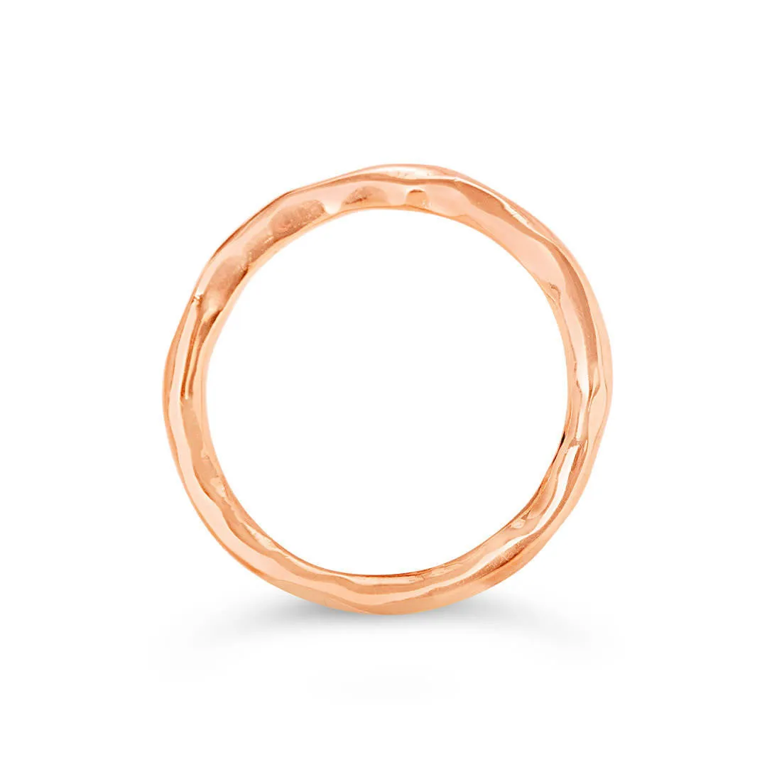 Friendship Band Ring | Rose Gold