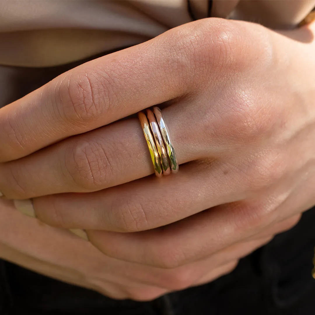 Friendship Band Ring | Rose Gold