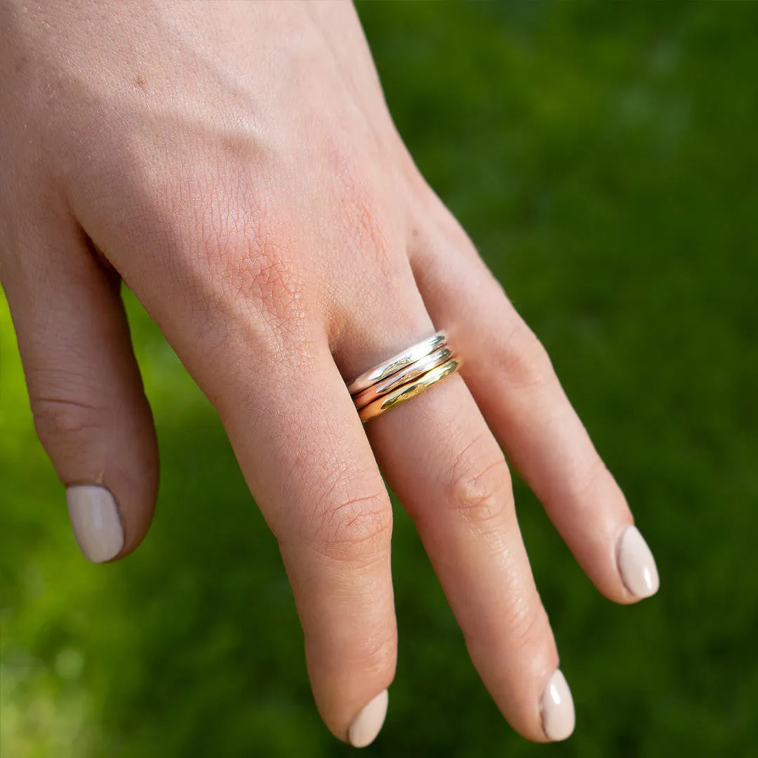 Friendship Band Ring | Rose Gold