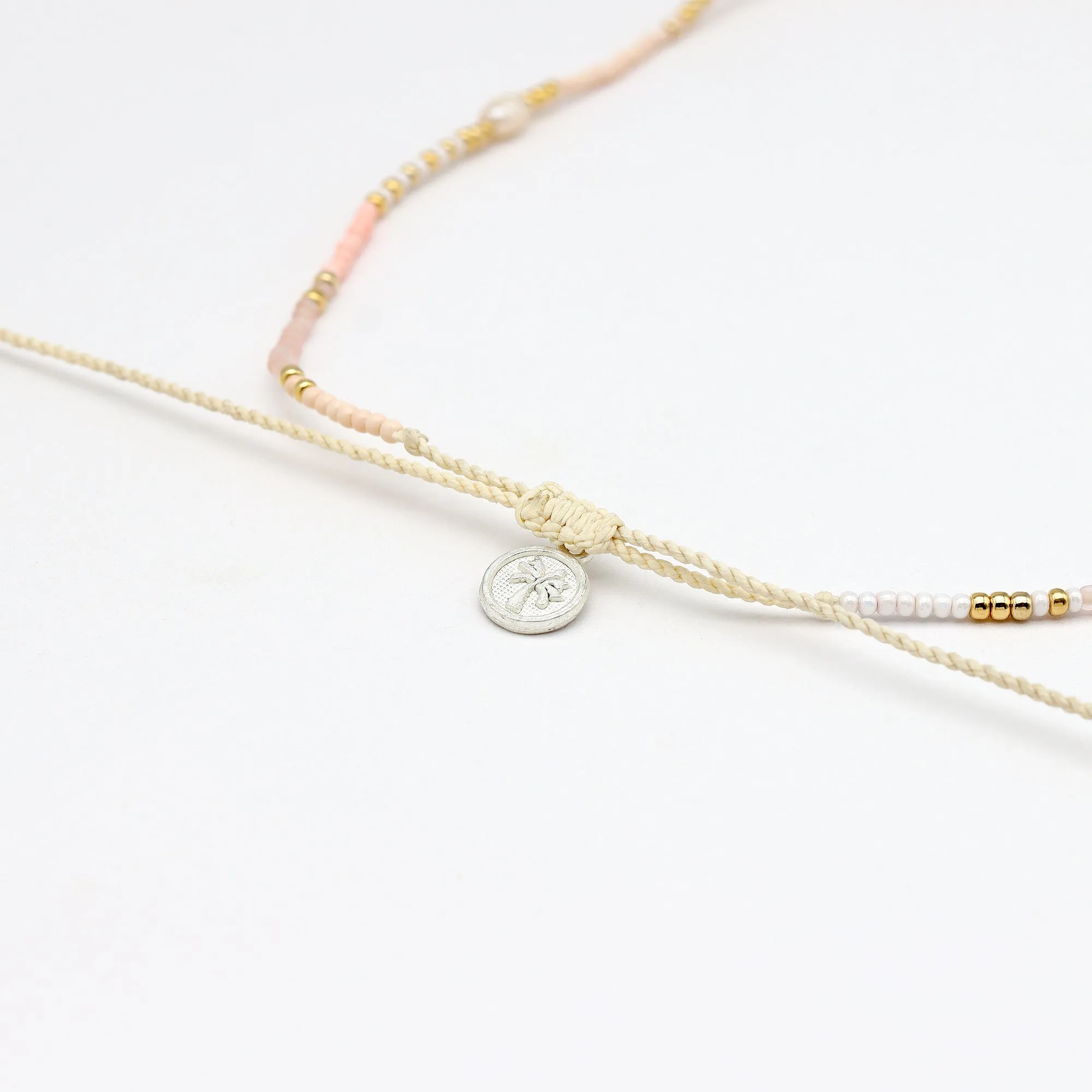 Giada Cinta Pearl Beaded Surf Necklace