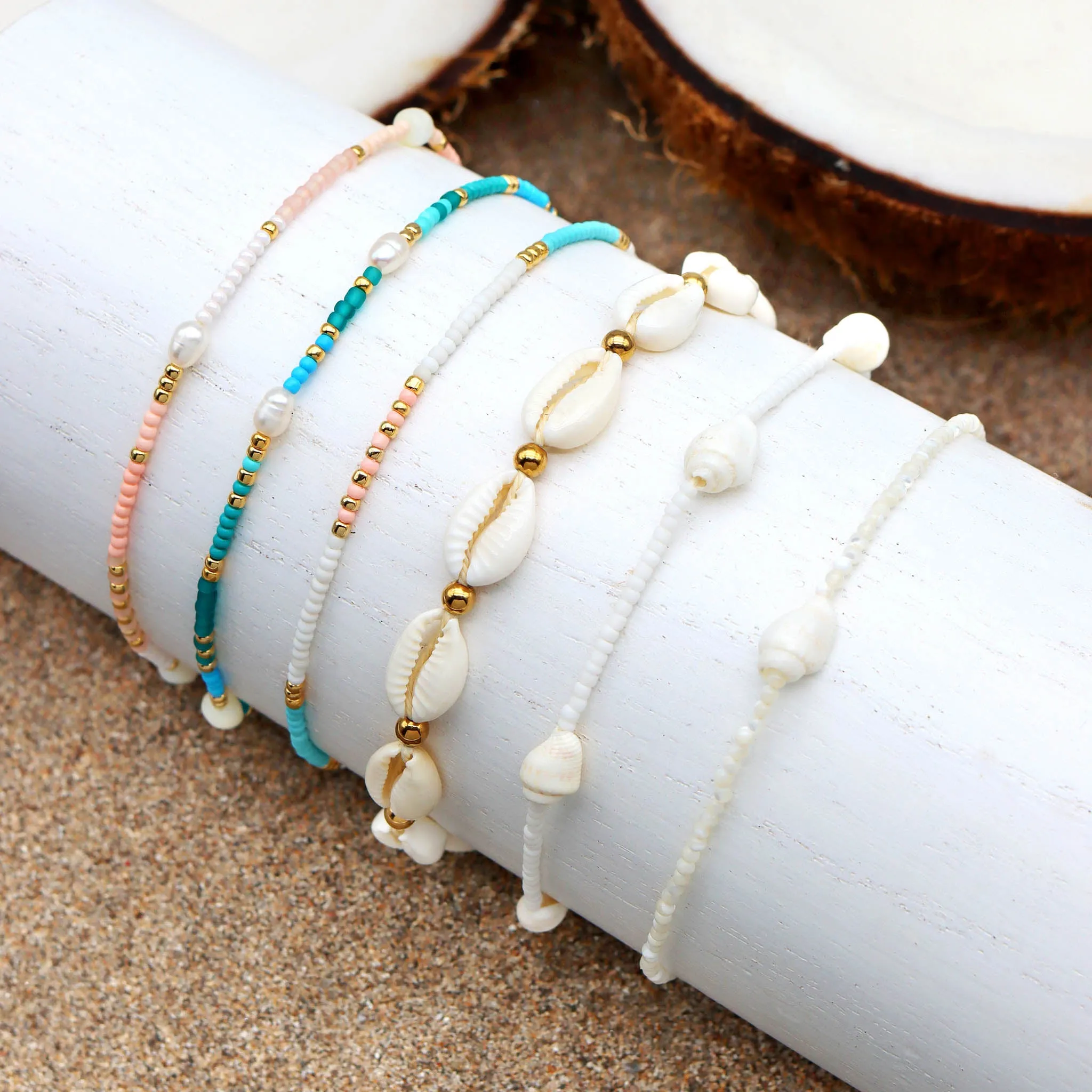 Giada Cinta Pearl Beaded Surf Necklace