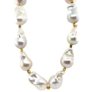 Handmade Baroque Pearl Necklace