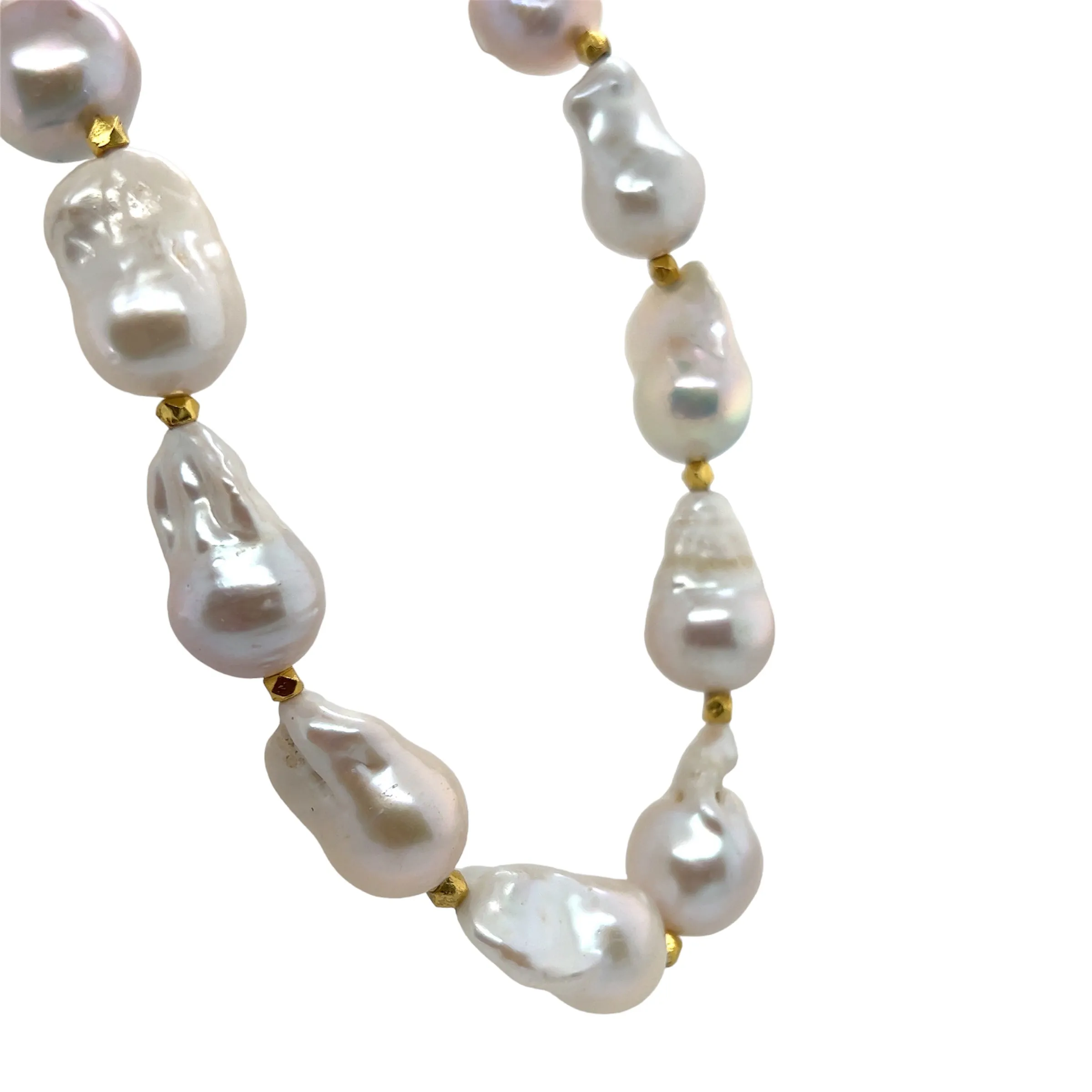 Handmade Baroque Pearl Necklace