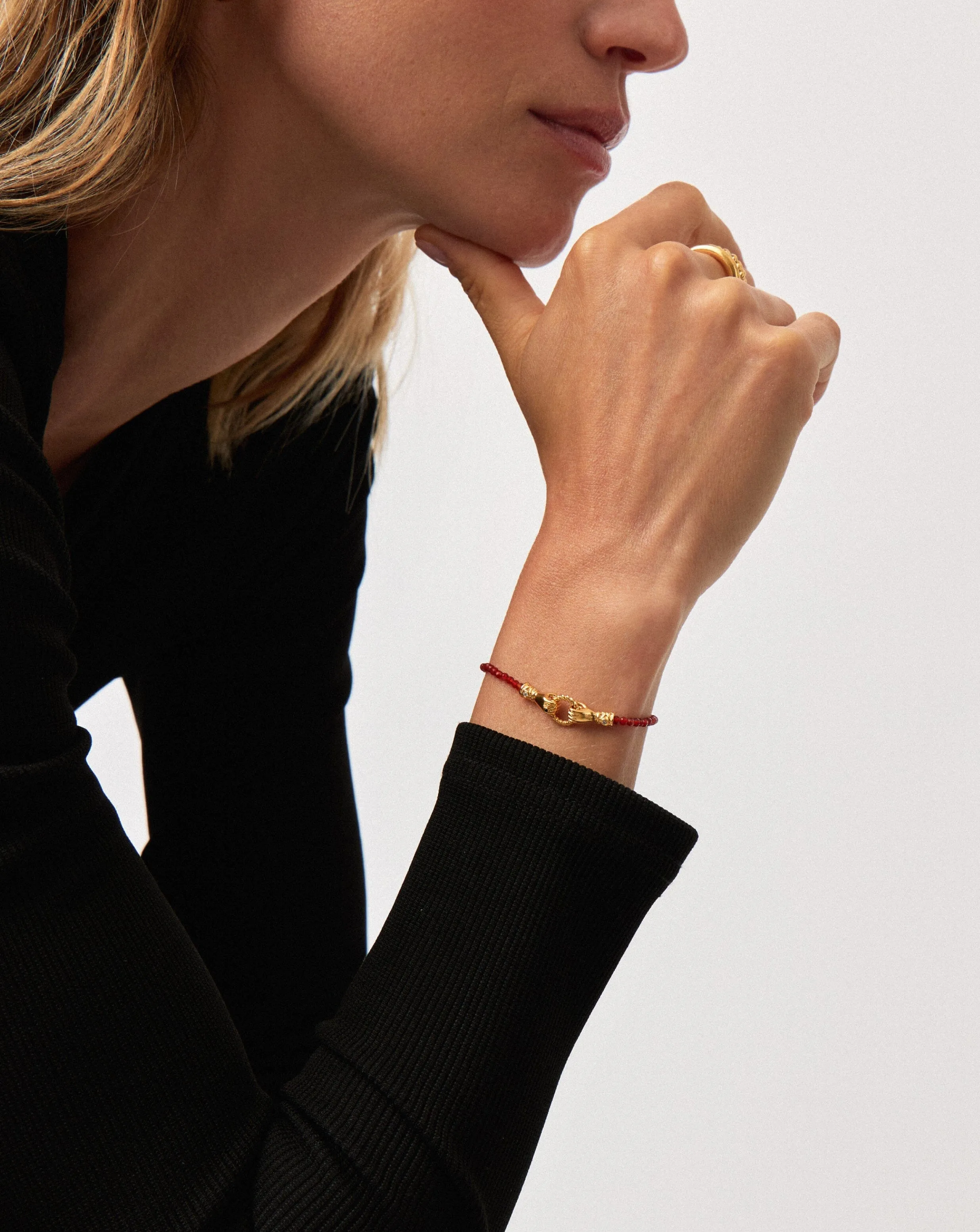 Harris Reed in Good Hands Gemstone Slider Bracelet
