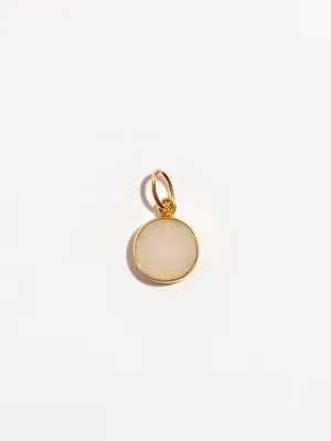 Jamie Small Moonstone Coin Pendant