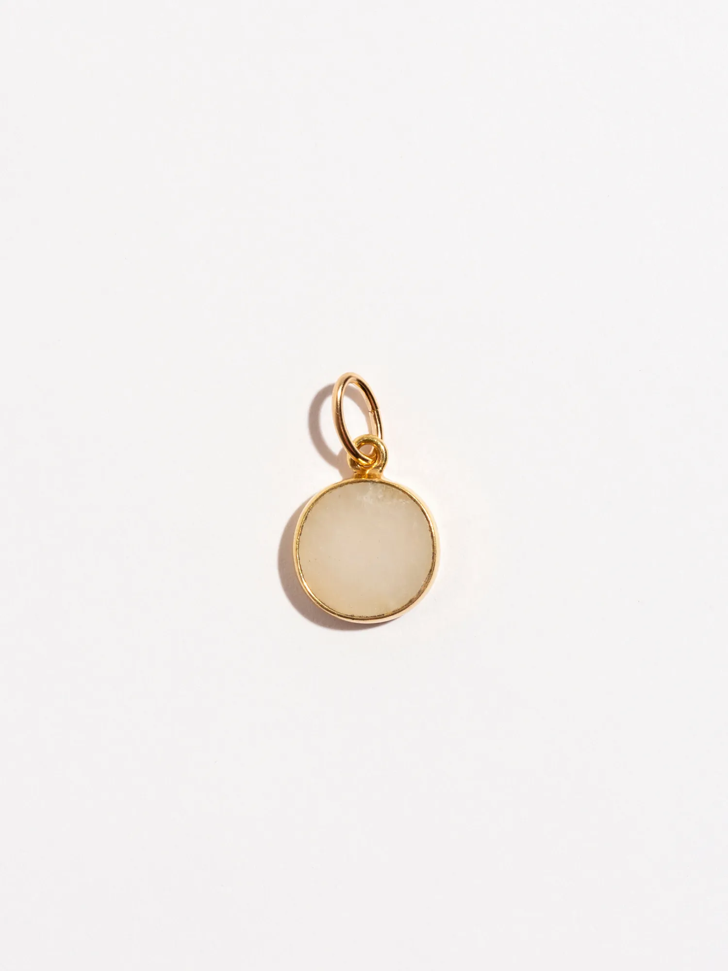 Jamie Small Moonstone Coin Pendant