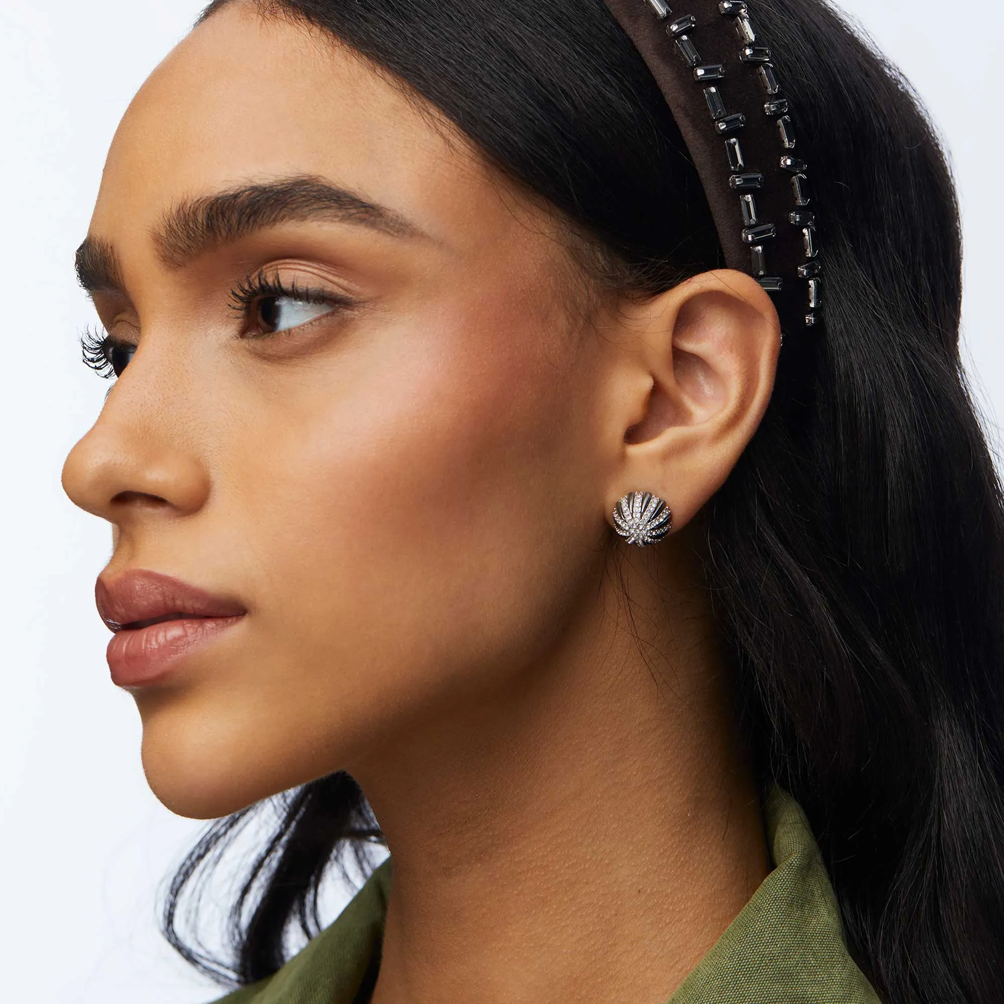 JET DECO STUD EARRINGS