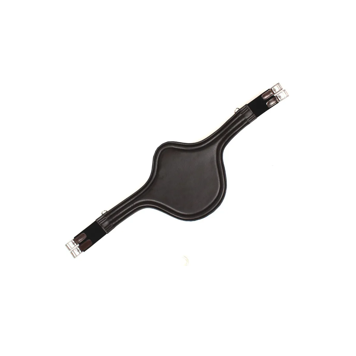 LEATHER HORSE STUD GIRTH Dark havana