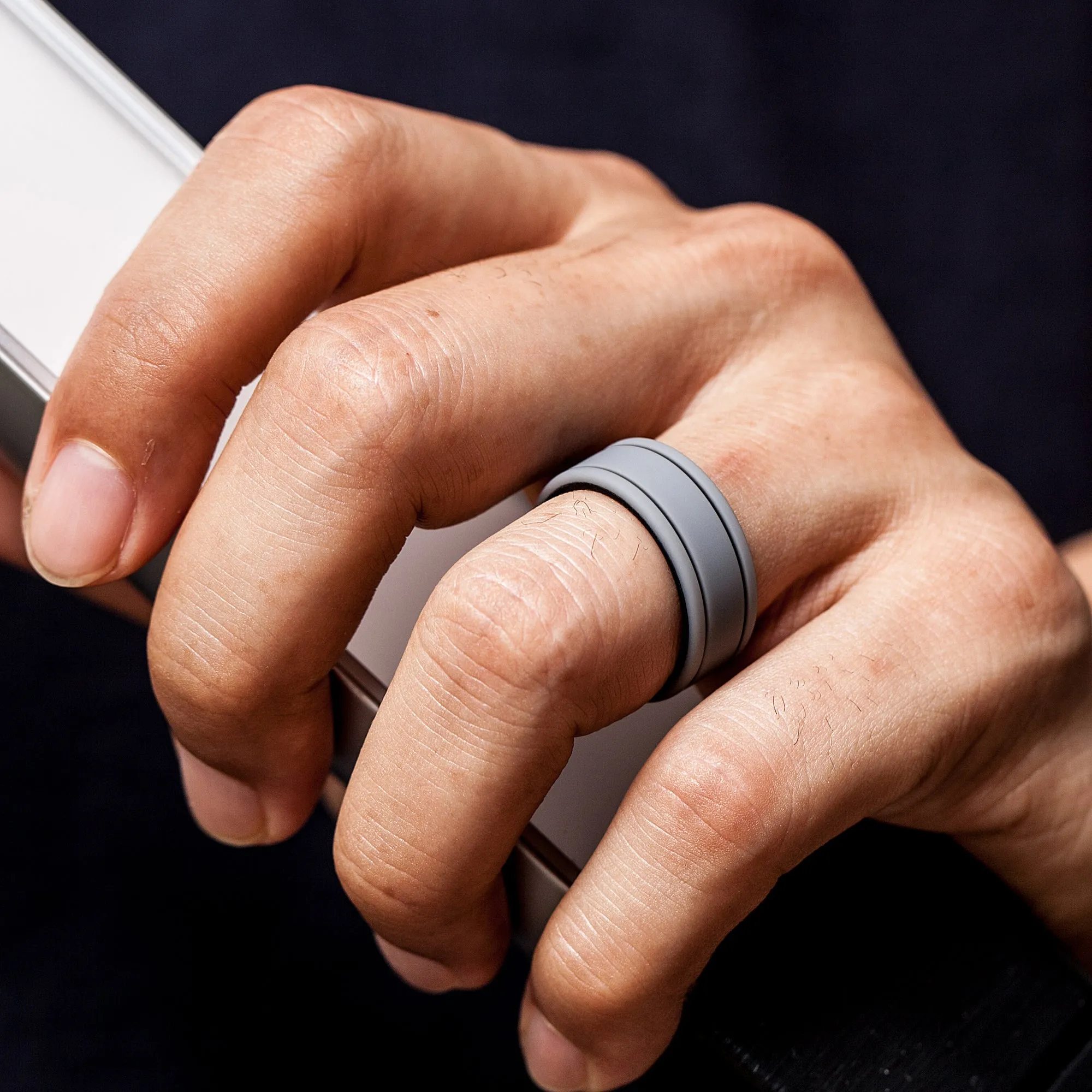 Men's Classic Ridge - Silicone Ring