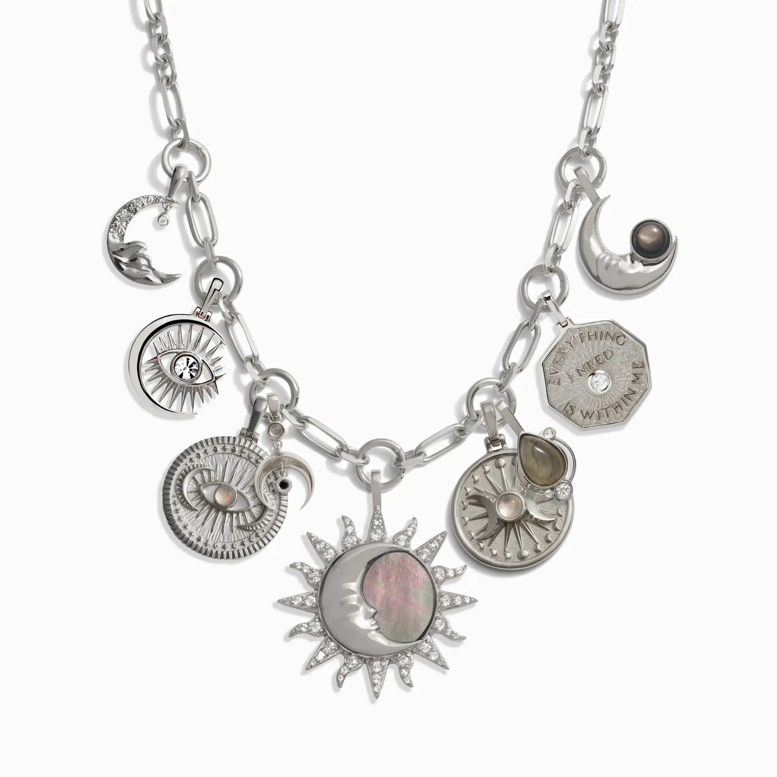 Moon Phase Charm Necklace