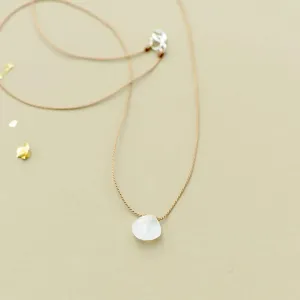 Moonstone Teardrop Necklace
