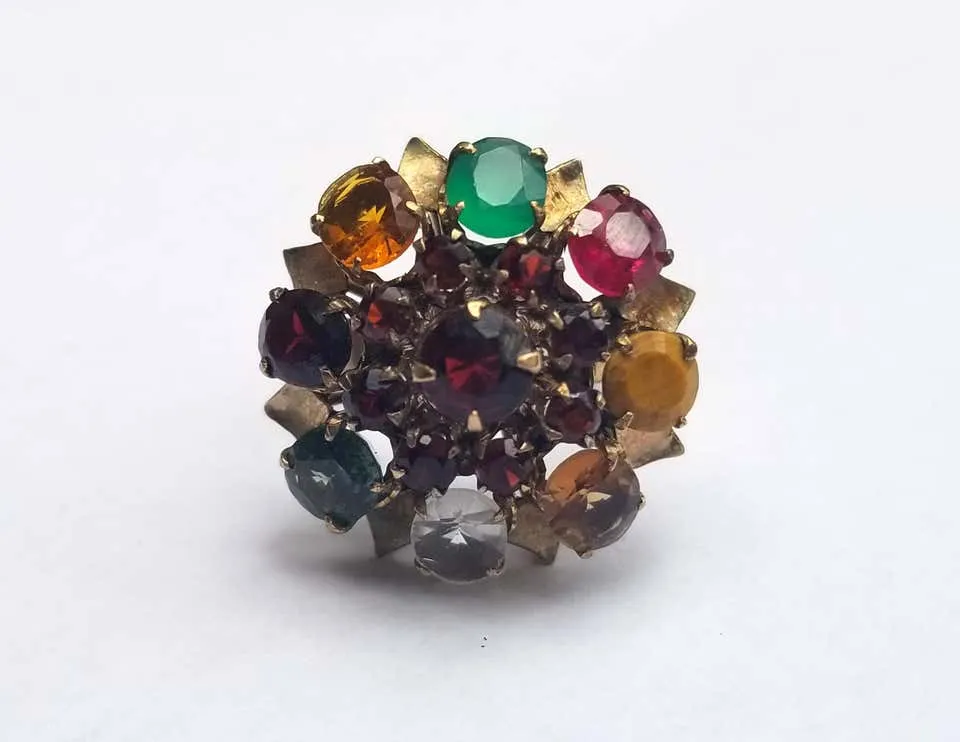 Multi Gemstone Ring