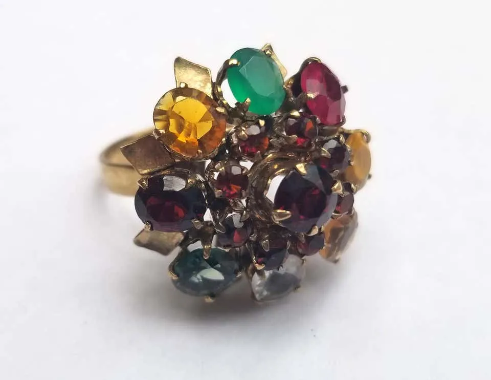 Multi Gemstone Ring