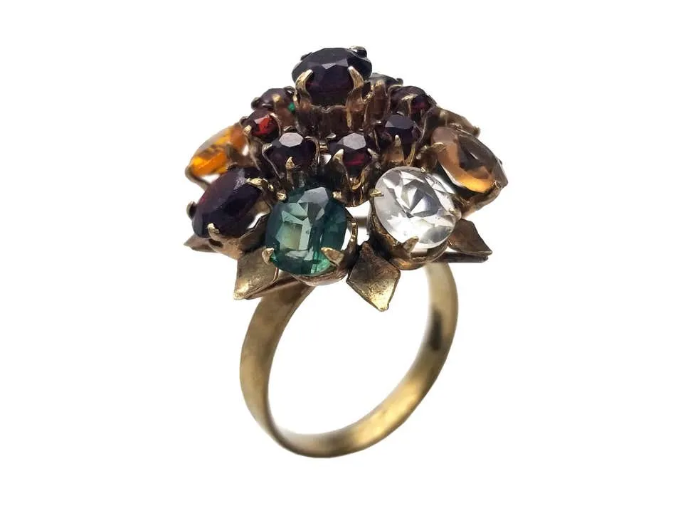 Multi Gemstone Ring