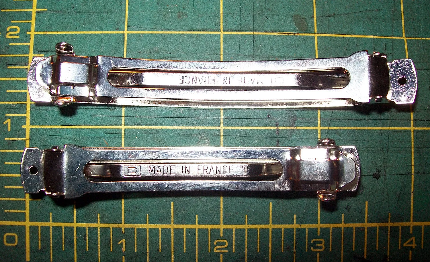 Musical Notes Leather French Barrette