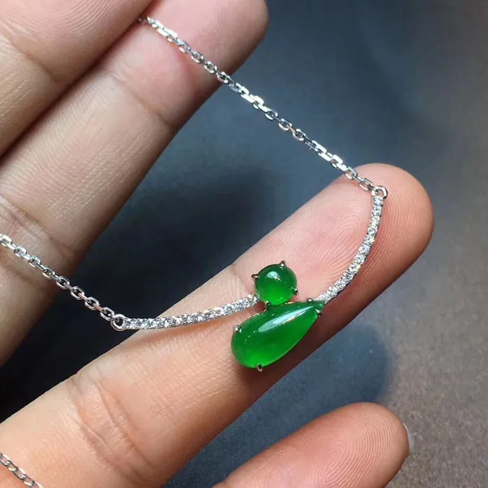 Natural Jade Necklace Jadeite Necklace NNE004