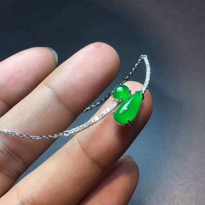 Natural Jade Necklace Jadeite Necklace NNE004