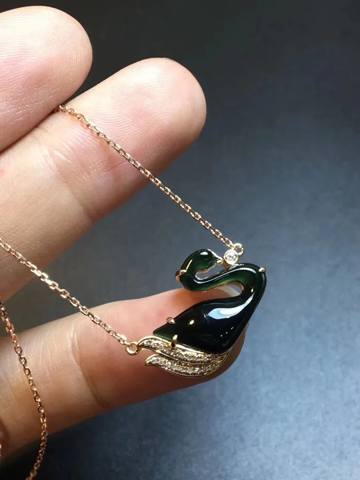 Natural Jade Necklace Jadeite Necklace NNE008