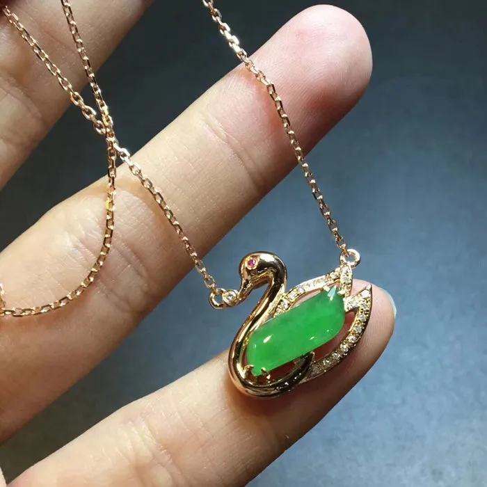 Natural Jade Necklace Jadeite Necklace NNE009