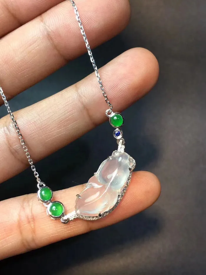 Natural Jade Necklace Jadeite Necklace NNE023