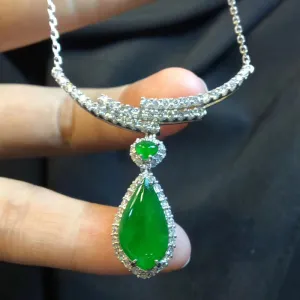Natural Jade Necklace Jadeite Necklace NNE031
