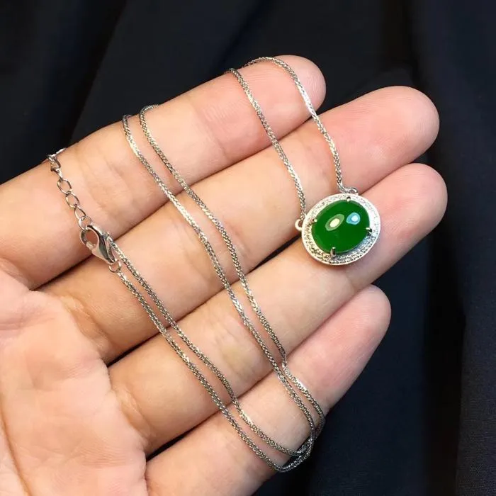 Natural Jade Necklace Jadeite Necklace NNE053