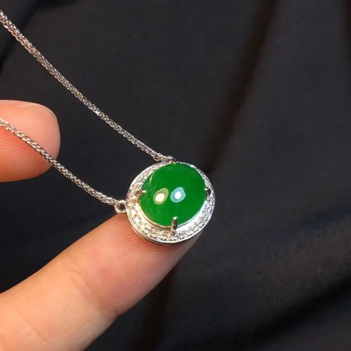 Natural Jade Necklace Jadeite Necklace NNE053